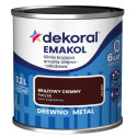 Emalia Olejno-Alkidowa Emakol Strong Brązowy Ciemny 0,2L Dekoral