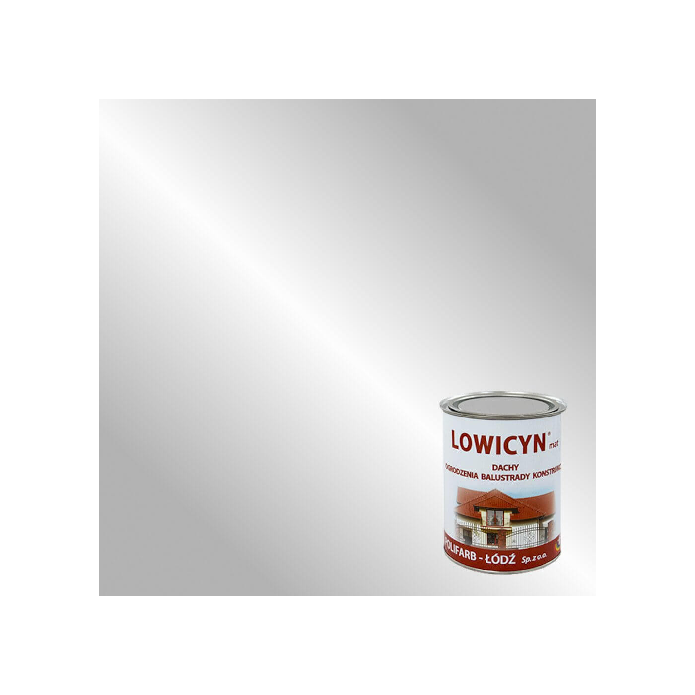 Farba Lowicyn Aluminiowy 10L Polifarb Łódź