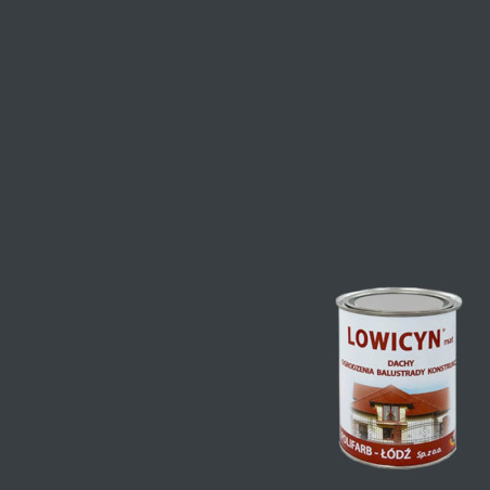 Farba Lowicyn Grafitowa 5L Polifarb Łódź