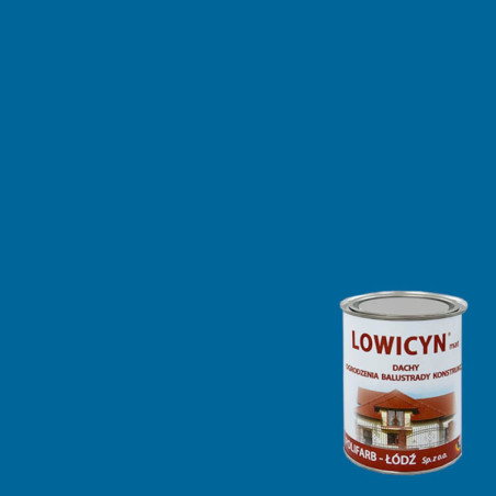 Farba Lowicyn Niebieski Sygnałowy 10L Polifarb Łódź