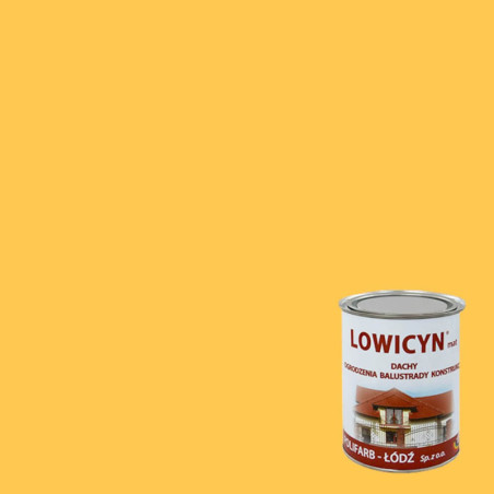 Farba Lowicyn Żółta Kadmowa 10L Polifarb Łódź