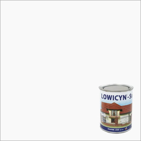 Farba Lowicyn-Sx Biała 0,8L Polifarb Łódź