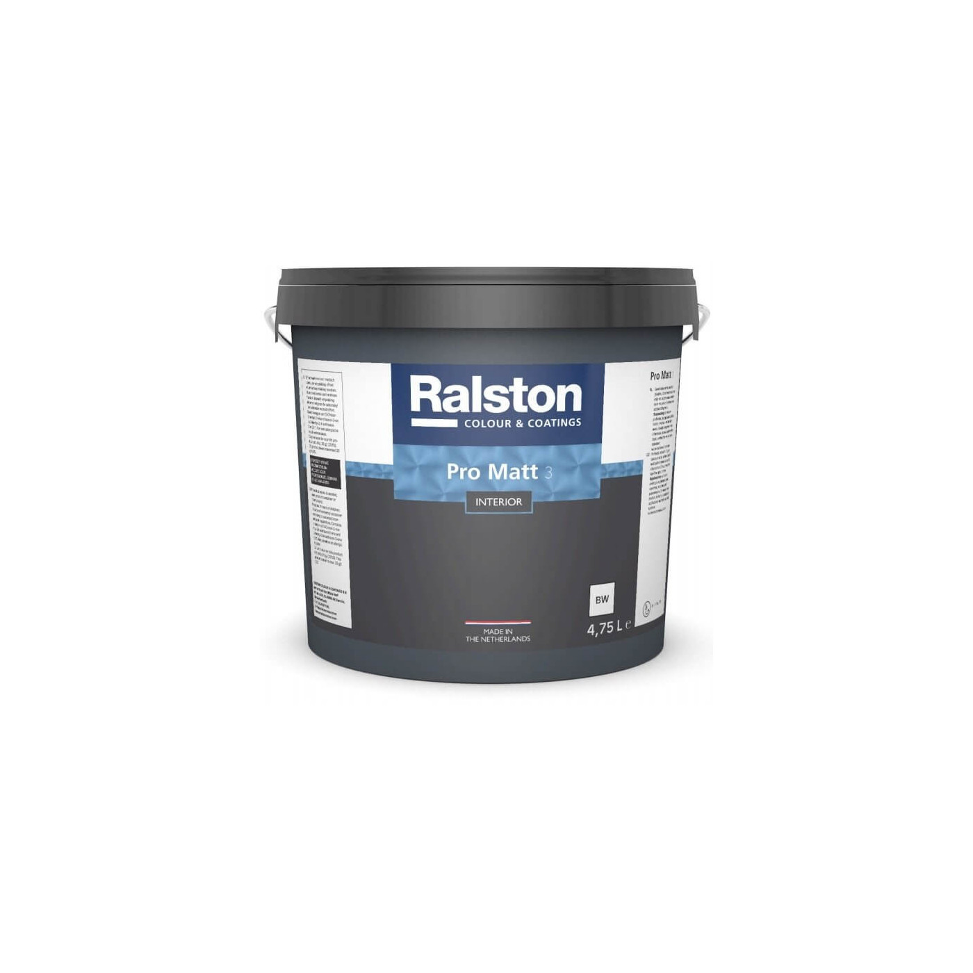 Farba Akrylowa Pro Mat BW 2,375L Ralston