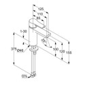 Bateria Umywalkowa Zenta SL 100 482920565 Kludi