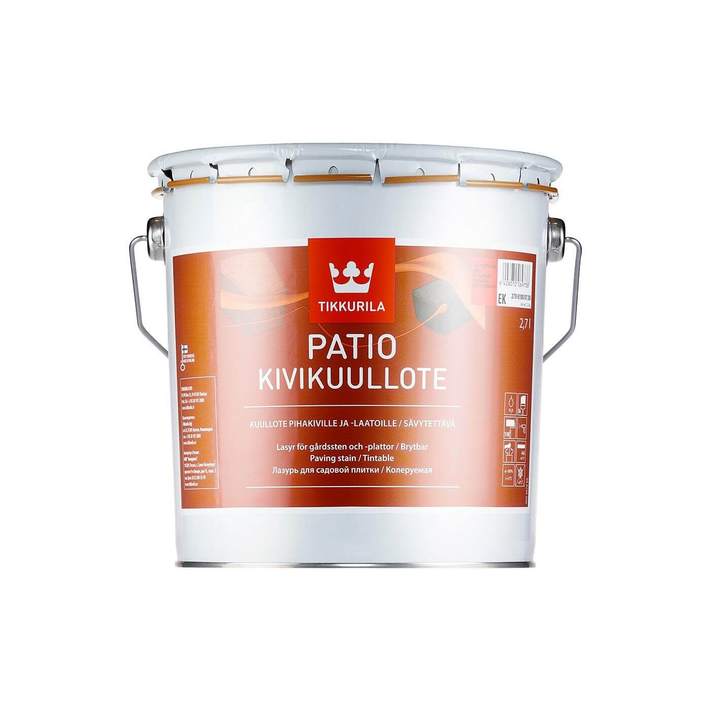 Bejca Do Kostek I Płyt Patio Kivikuullote Baza EK 2,7L Tikkurila