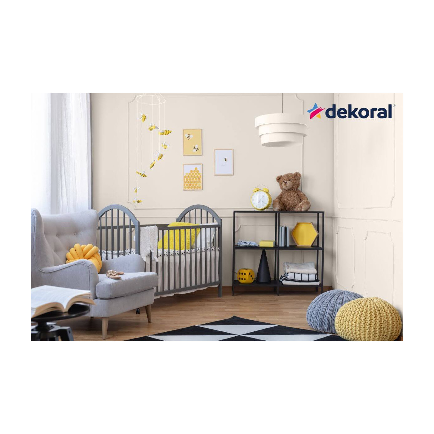 Farba Moc Koloru Popielaty Beż 2,5L Dekoral