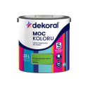 Farba Moc Koloru Zdecydowanie Zielony 2,5L Dekoral