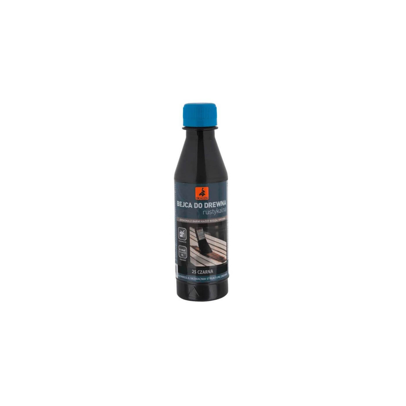 Bejca Do Drewna Rustykalna Czarny 0,2L Dragon