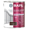 Farba Do Bram i Ogrodzeń Rafil Brąz Czekoladowy Półmat 3L RAL 8017 Rafil