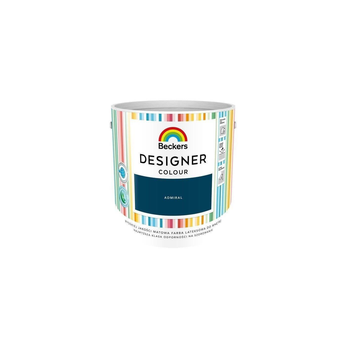 Farba Lateksowa Designer Colour Admiral 2,5L Beckers