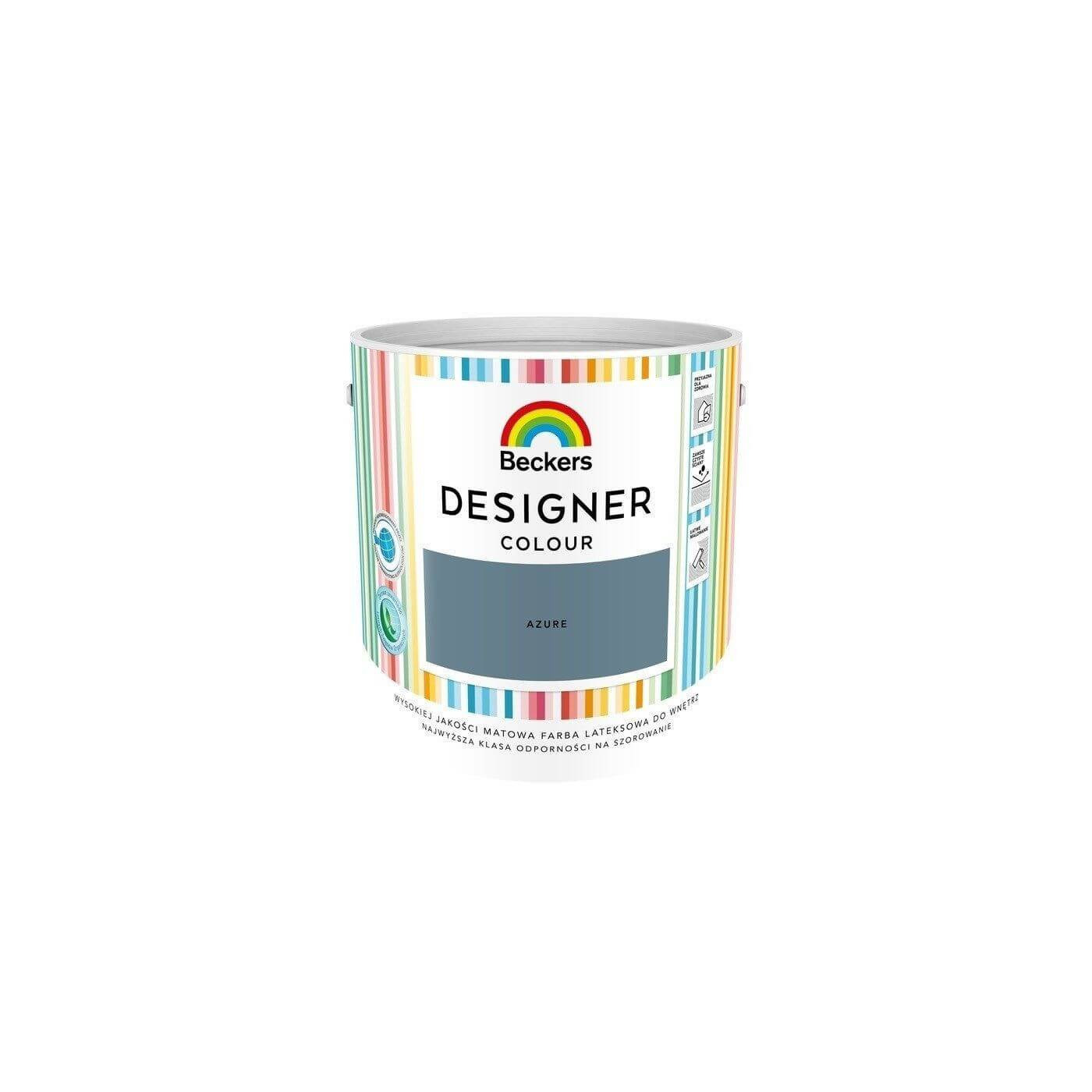 Farba Lateksowa Designer Colour Azure 2,5L Beckers