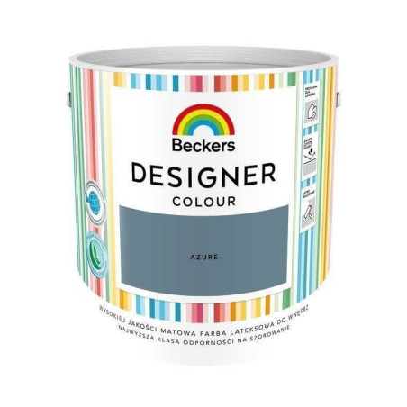 Farba Lateksowa Designer Colour Azure 2,5L Beckers