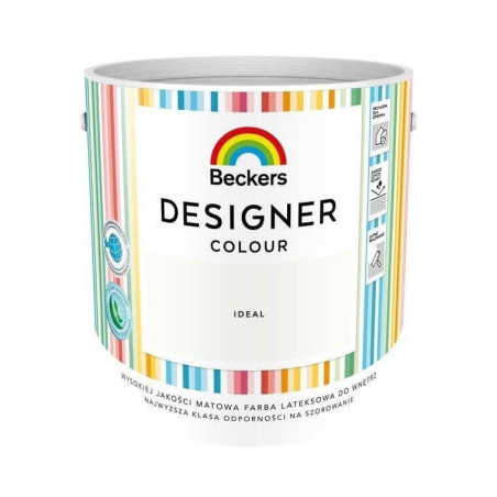 Farba Lateksowa Designer Colour Ideal 2,5L Beckers