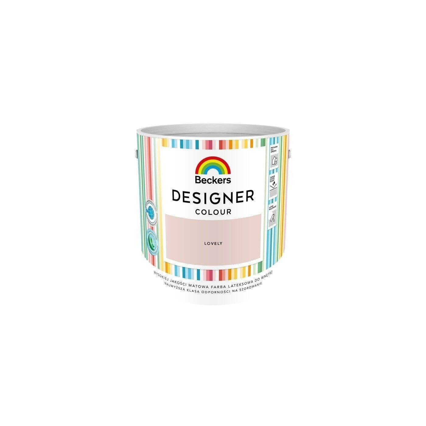 Farba Lateksowa Designer Colour Lovely 2,5L Beckers
