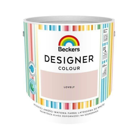 Farba Lateksowa Designer Colour Lovely 2,5L Beckers