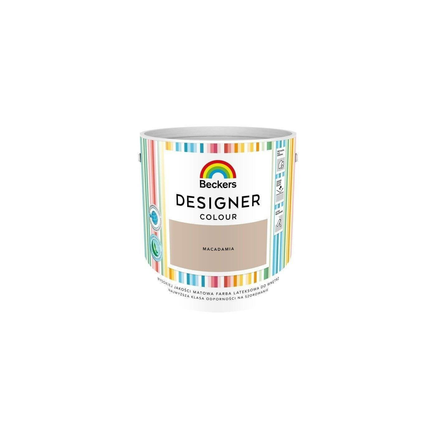 Farba Lateksowa Designer Colour Macadamia 2,5L Beckers