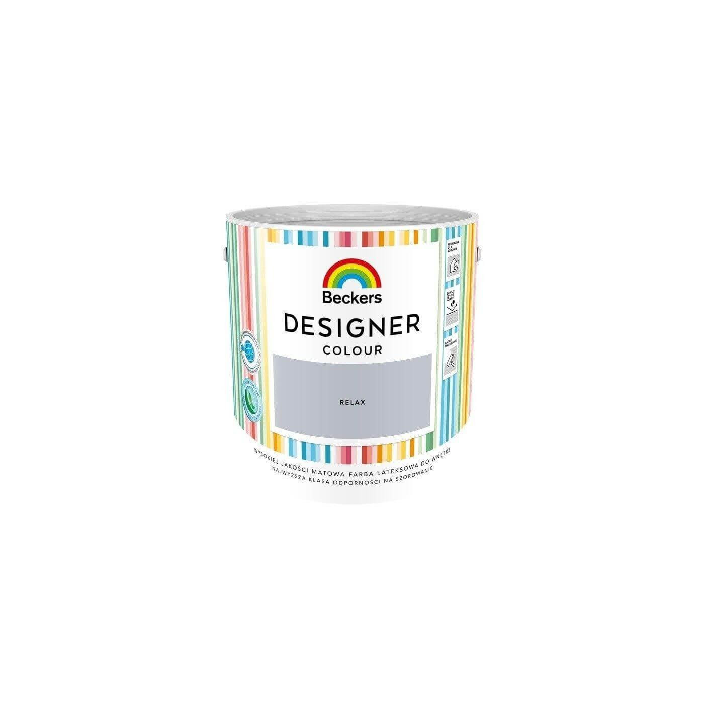 Farba Lateksowa Designer Colour 2,5L Relax Beckers