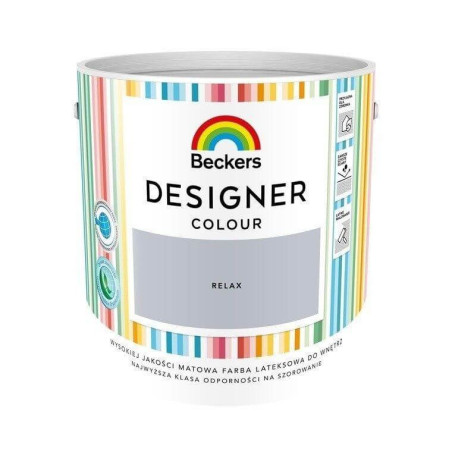 Farba Lateksowa Designer Colour 2,5L Relax Beckers