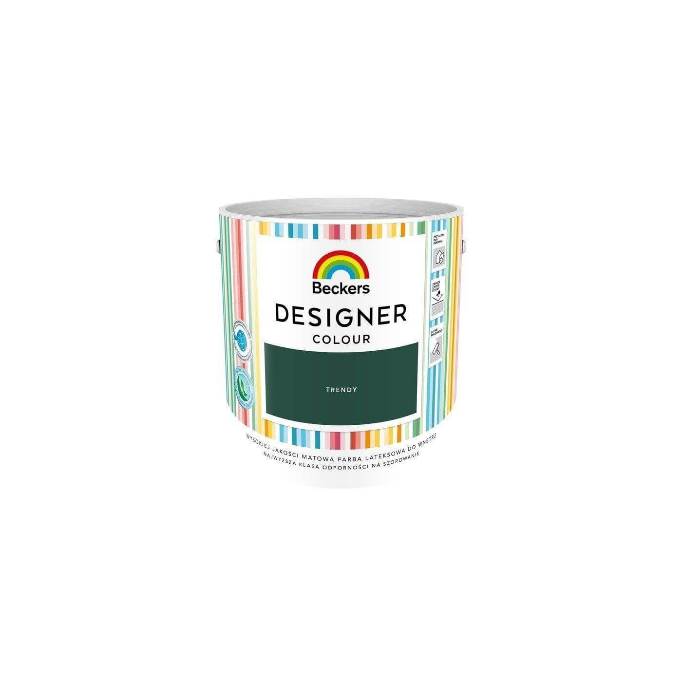 Farba Lateksowa Designer Colour 2,5L Trendy Beckers