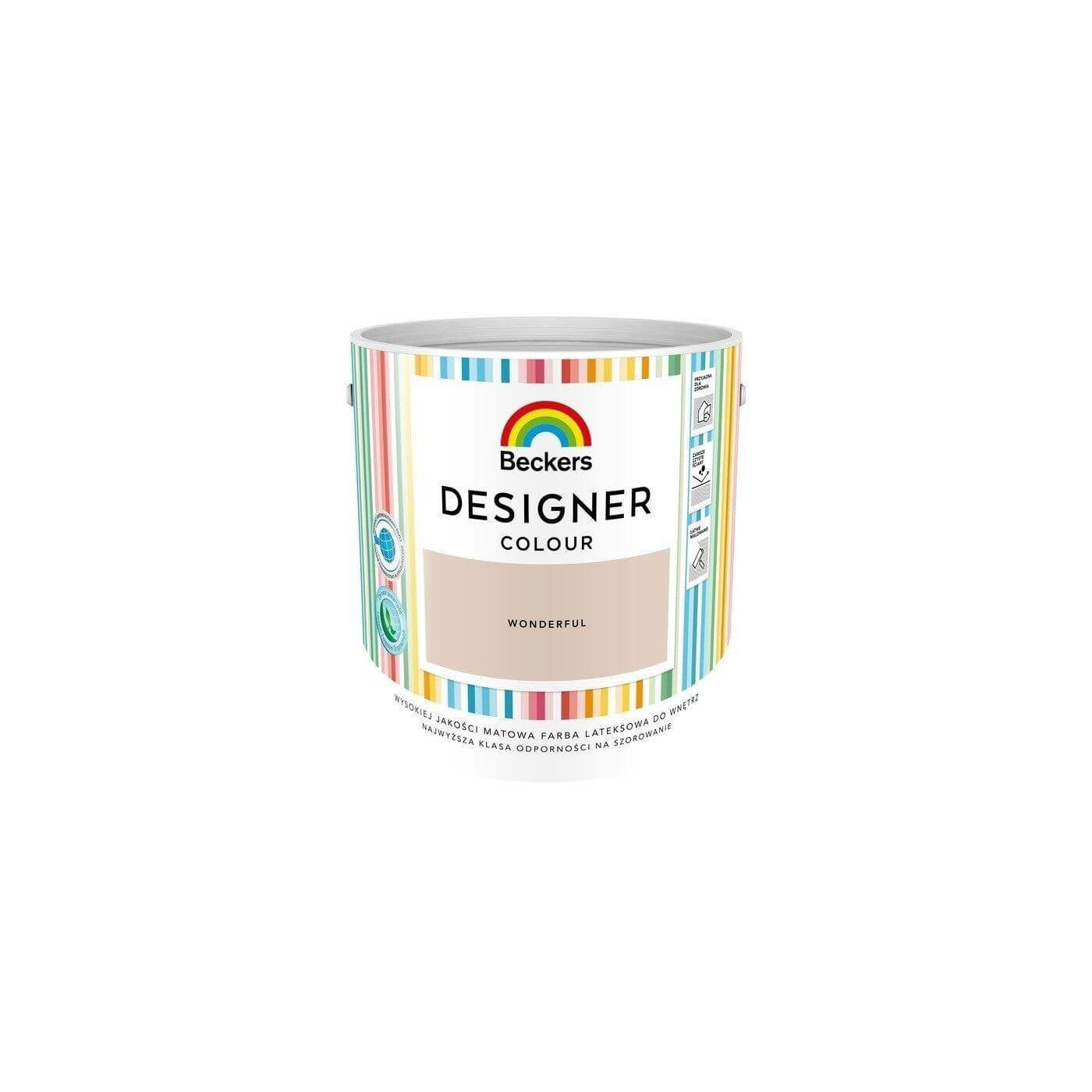 Farba Lateksowa Designer Colour 2,5L Wonderful Beckers
