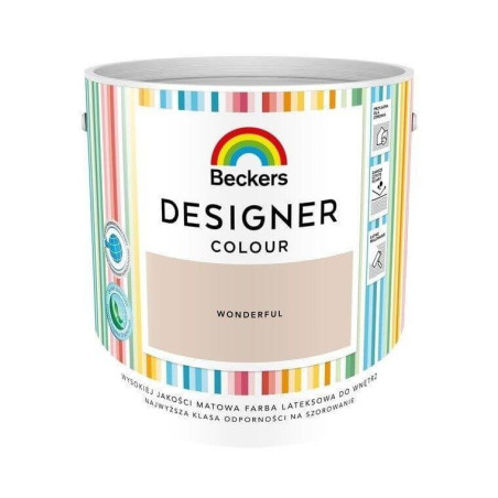 Farba Lateksowa Designer Colour 2,5L Wonderful Beckers