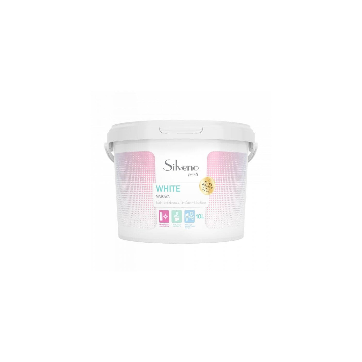 Farba Lateksowa White 10L Silveno