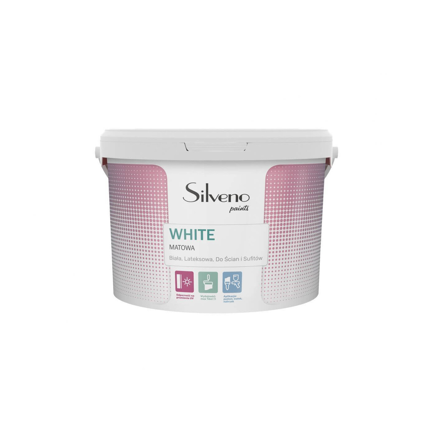 Farba Lateksowa White 10L Silveno