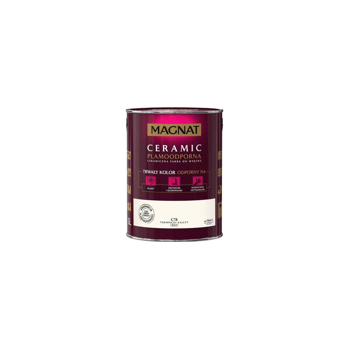 Farba Ceramiczna Magnat Ceramic C78 Tajemniczy Kalcyt 5L Magnat