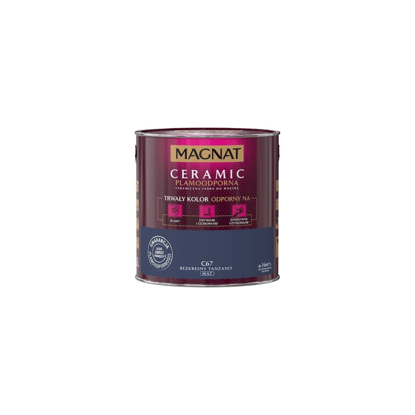 Farba Ceramiczna Magnat Ceramic C67 Bezkresny Tanzanit 2,5L Magnat