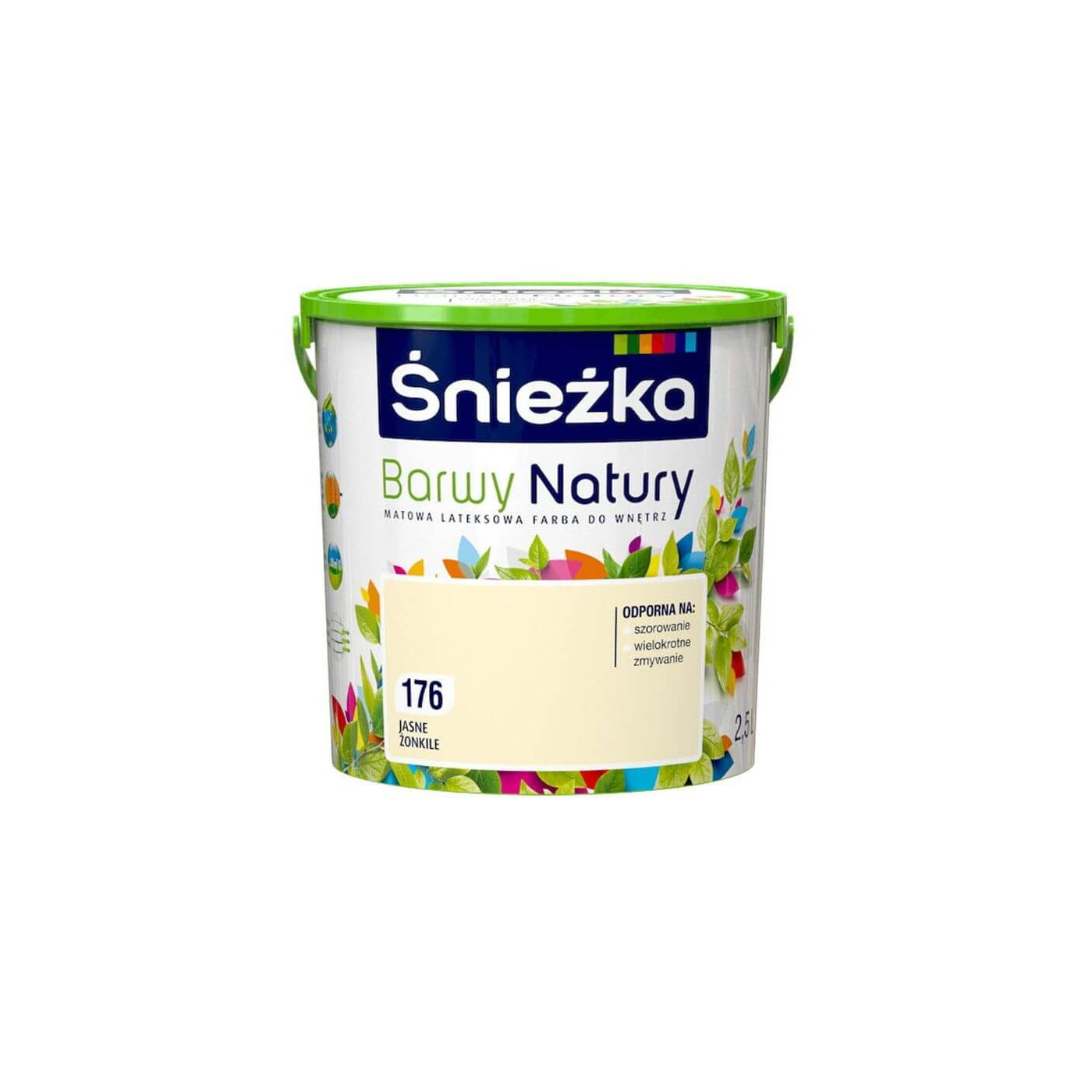 Farba Lateksowa Barwy Natury Jasne Żonkile 2.5L 176 Śnieżka