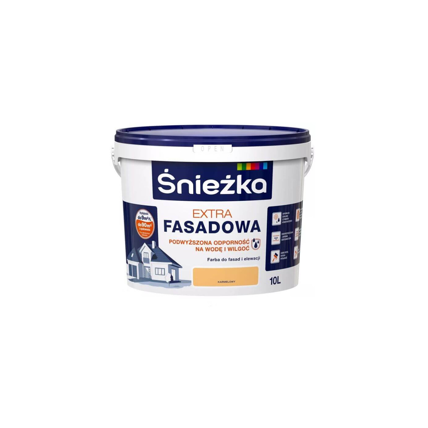 Farba Fasadowa Extra Karmelowy 10L Śnieżka