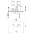 Bateria Wannowa Termostatyczna Experience Black QW433EB Kohlman