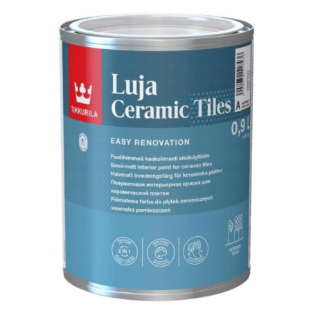 Farba Do Płytek Ceramicznych Luja Ceramic Tiles Baza A 0,9L Tikkurila