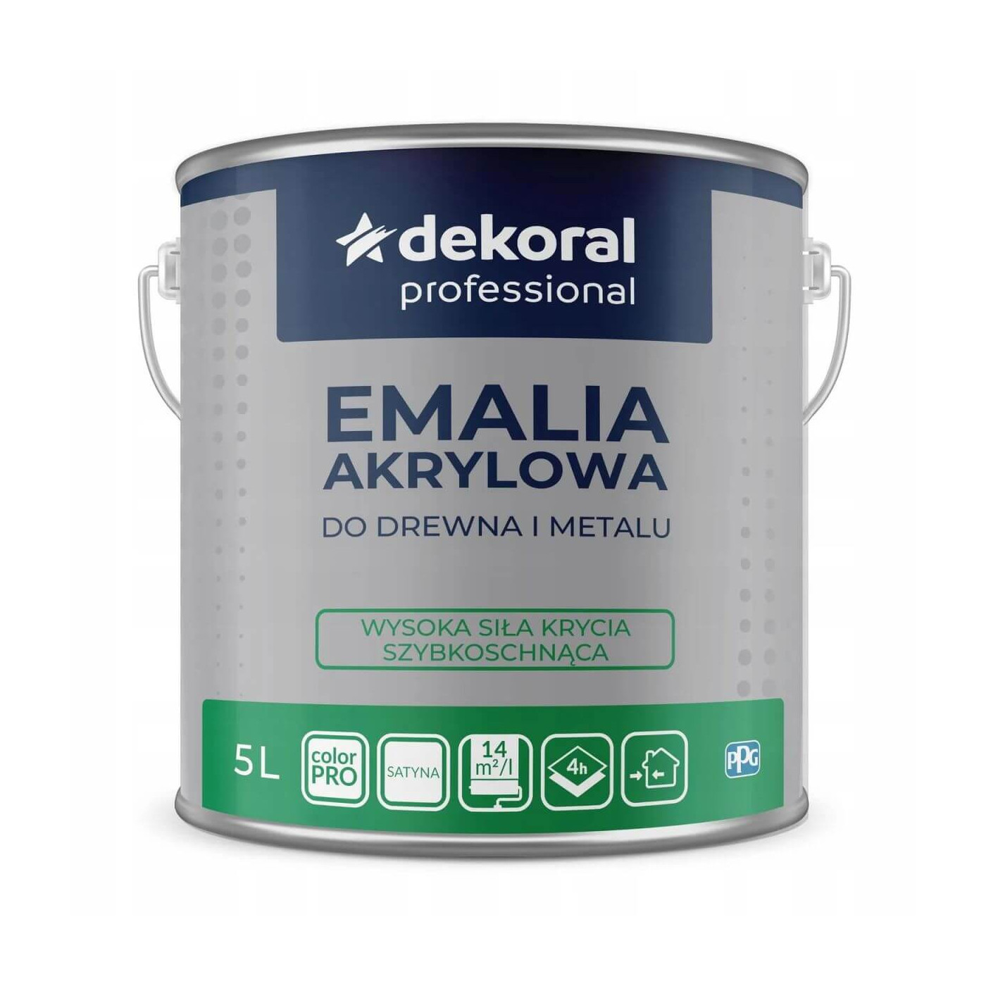 Emalia Akrylowa Baza Ln 5L Dekoral