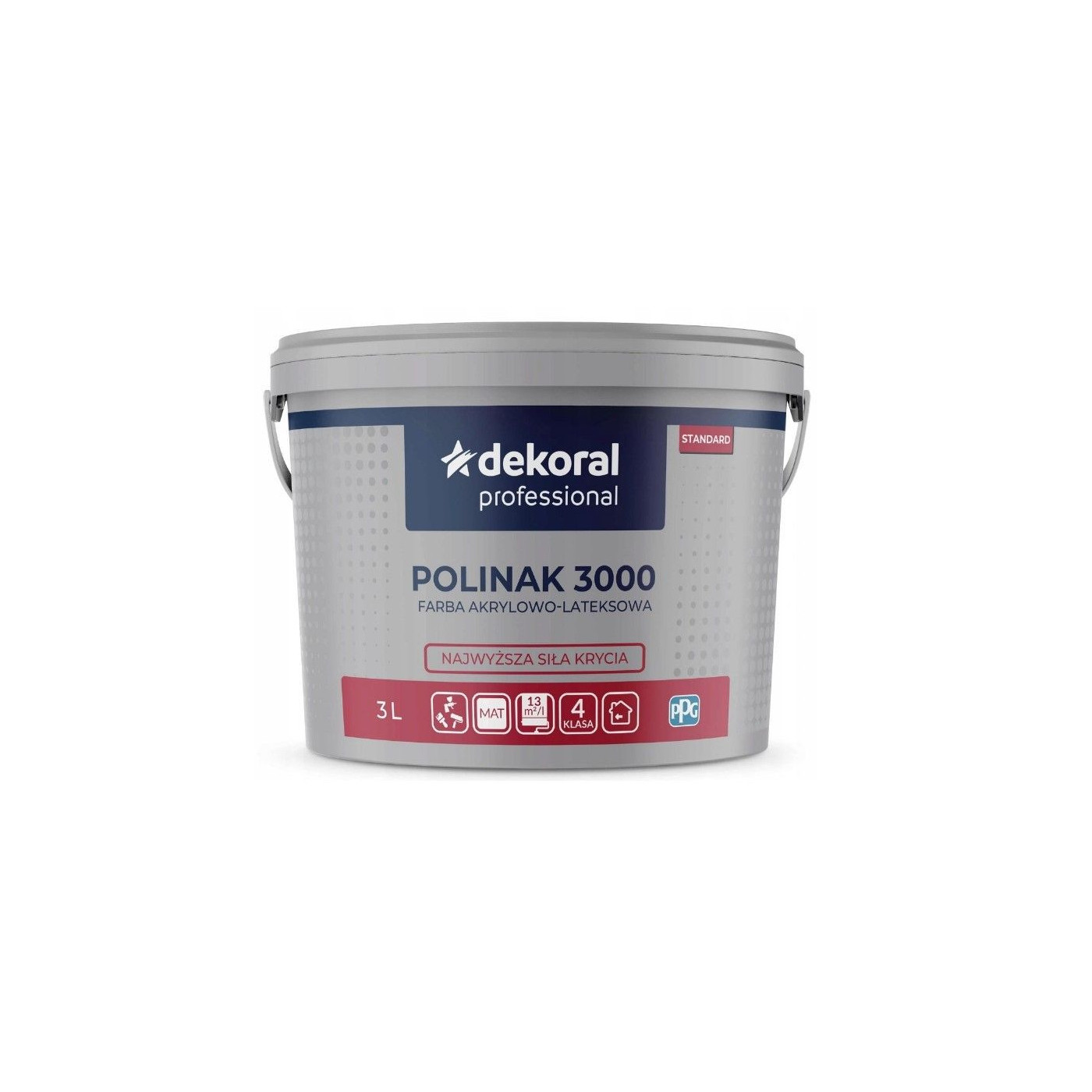 Farba Polinak 3000 Baza Ln 2,8L Dekoral