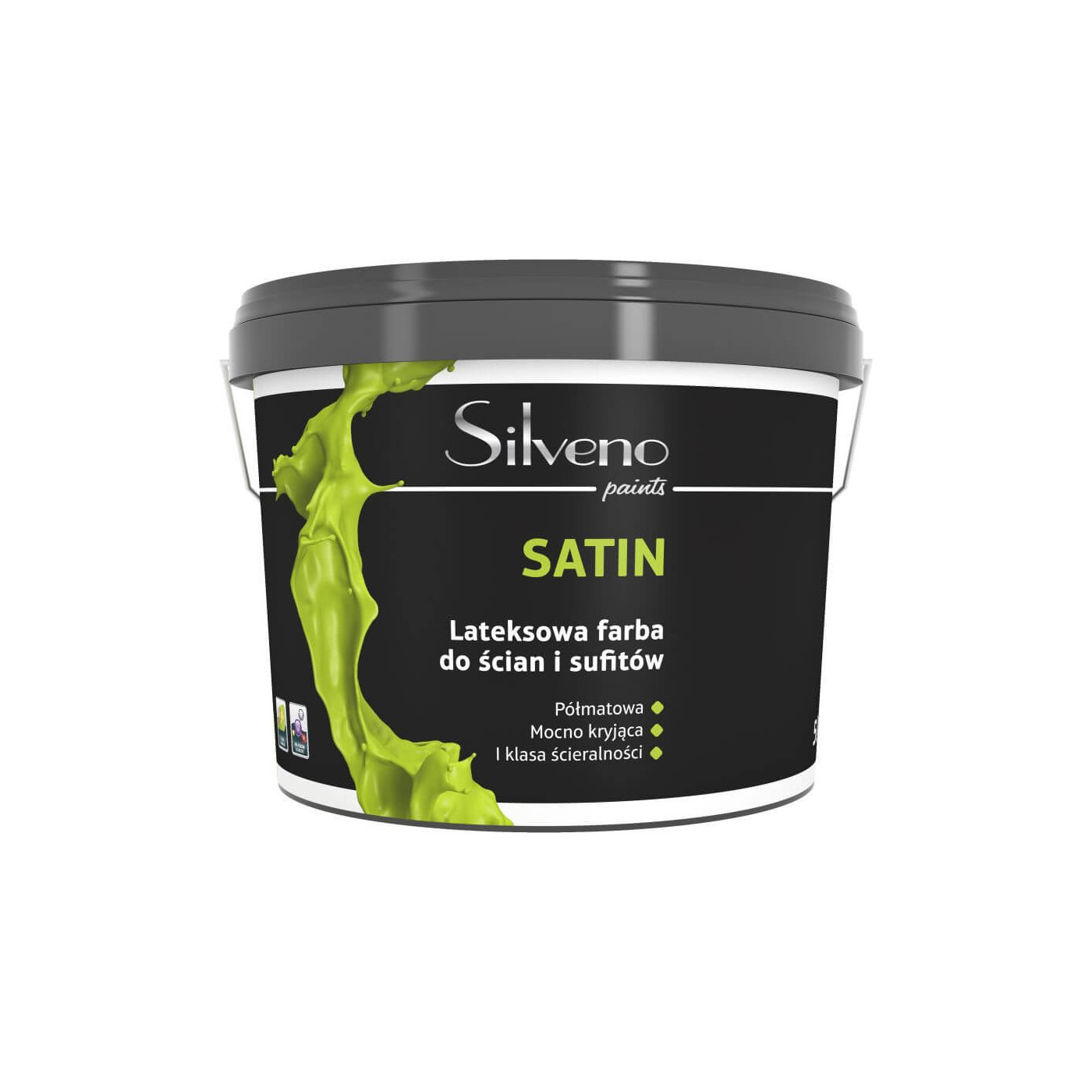 Farba Paints Satin Baza 3 10L Silveno