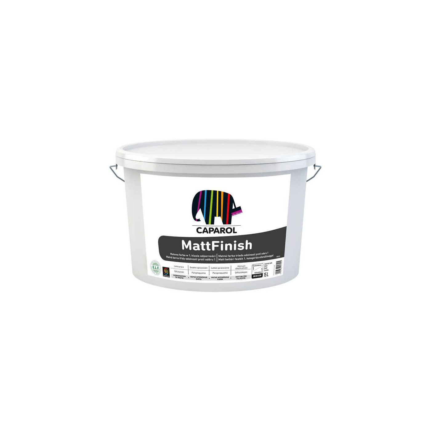 Farba Mattfinish Biały Mat 15 L 993143 Caparol