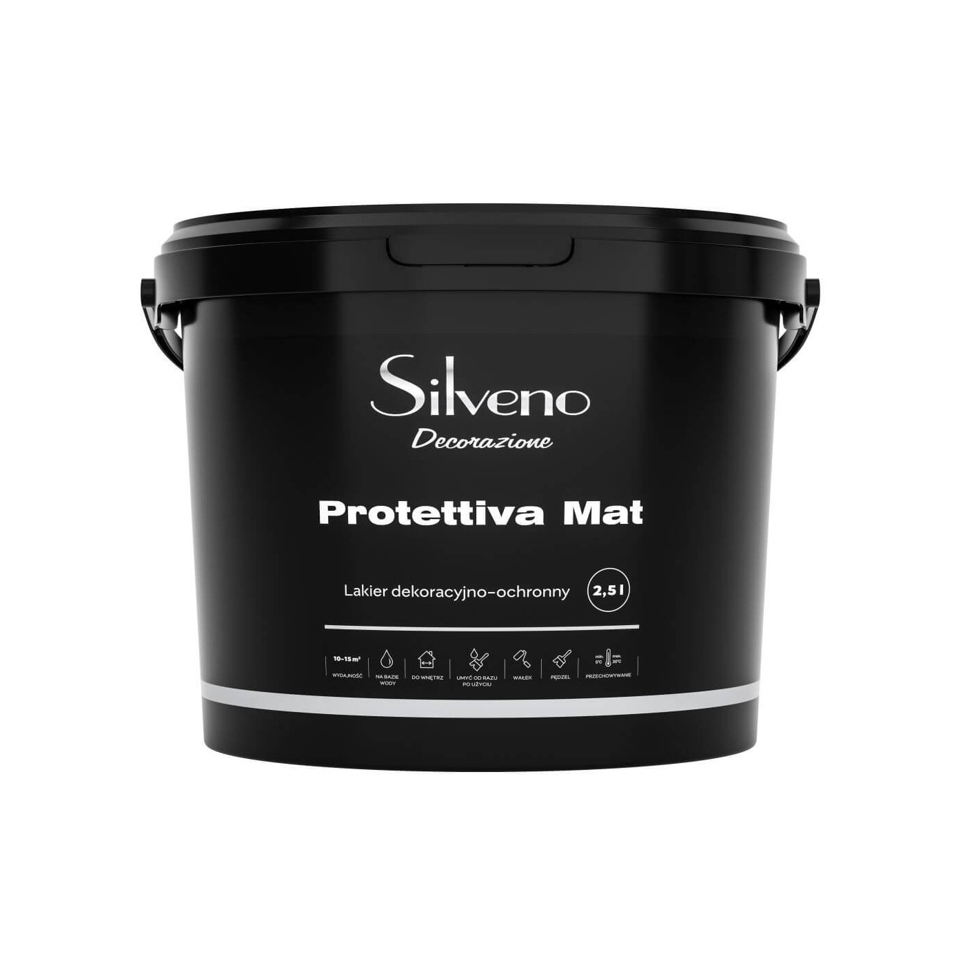Lakier Dekoracyjny Protettiva 2.5L Mat Silveno