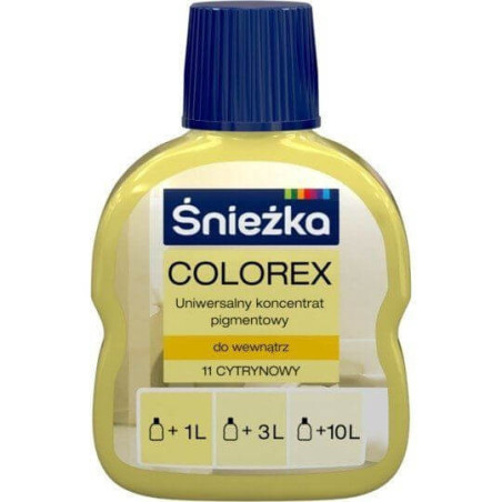 Pigment Colorex 11 Cytrynowy 100ml Śnieżka