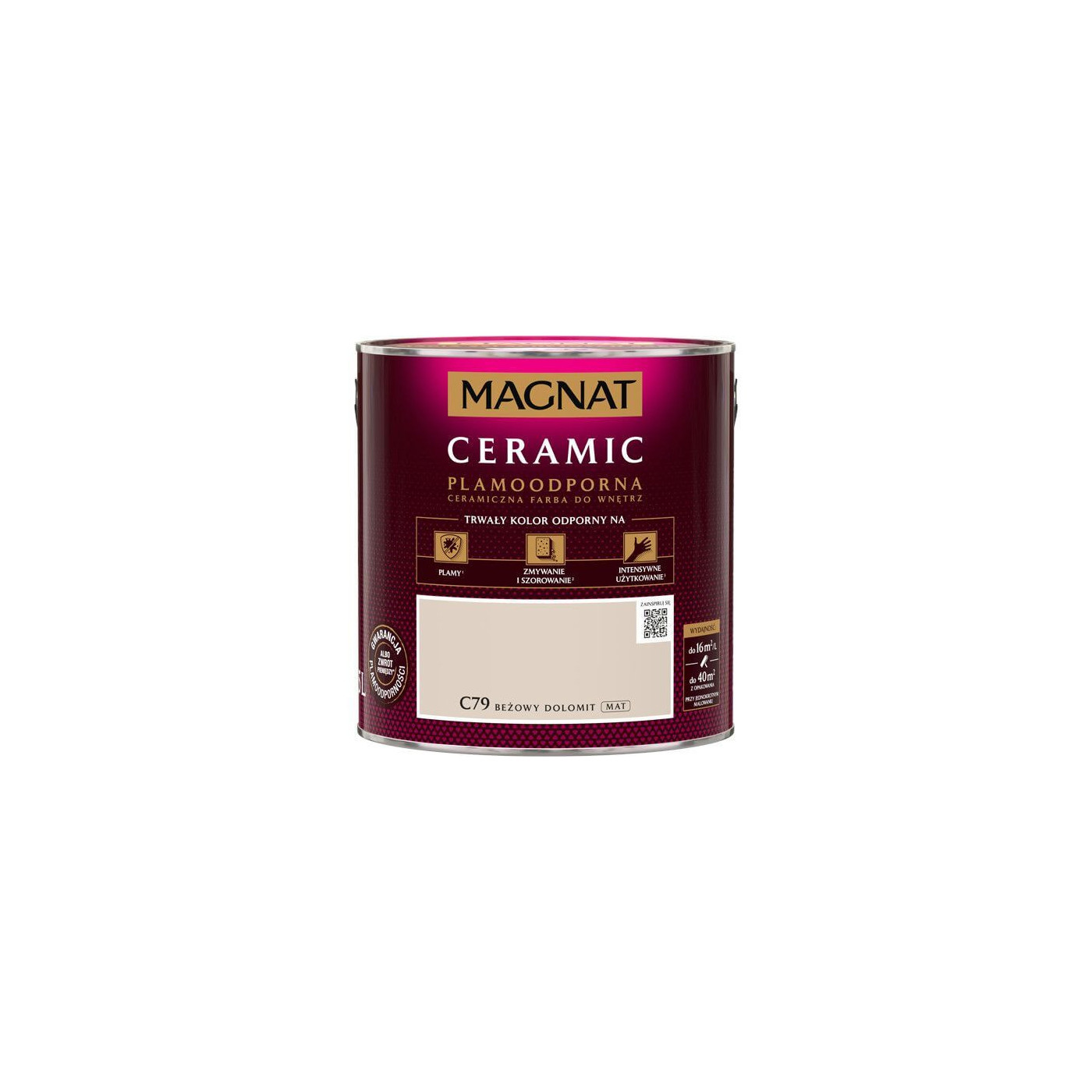 Farba Ceramiczna Ceramic Beżowy Dolomit C79 2.5L Magnat