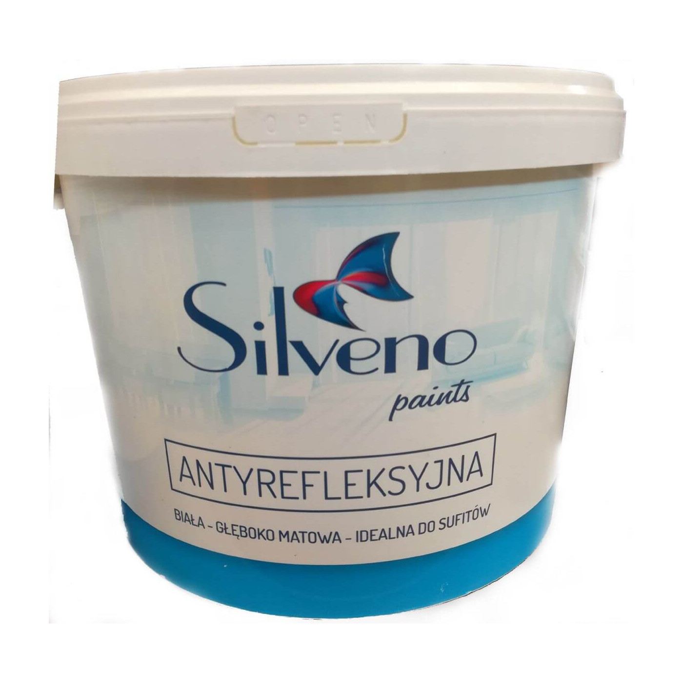 Farba Antyrefleksyjna Biała Matowa 5L Silveno