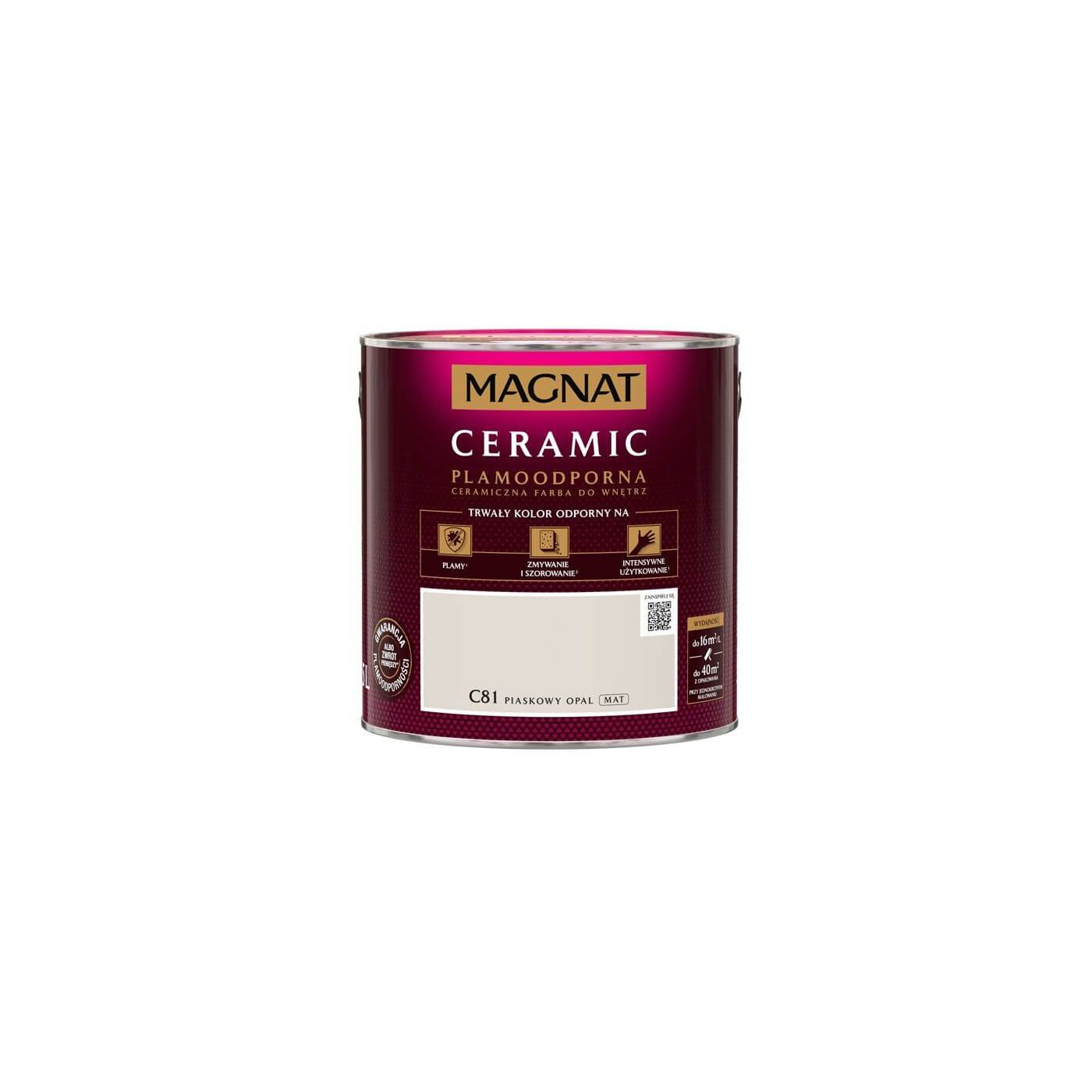 Farba Ceramiczna Magnat C81 Piaskowy Opal 2.5L