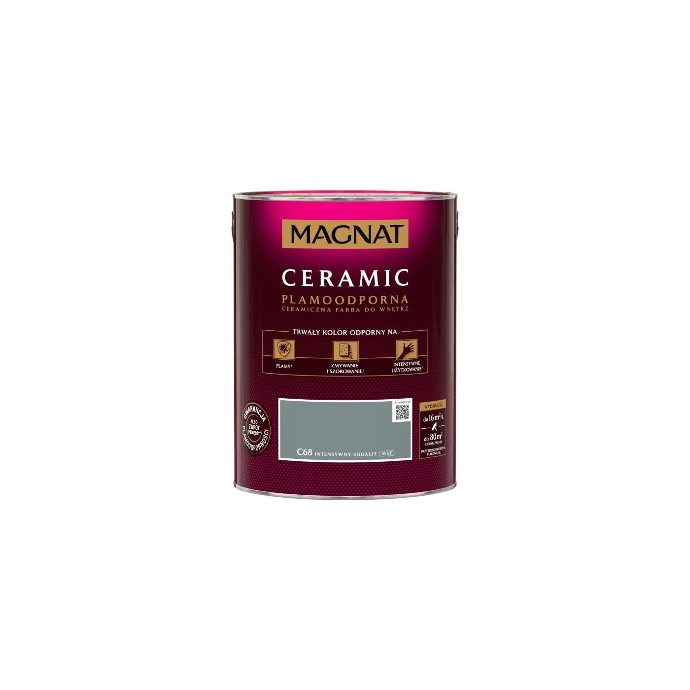 Farba Ceramiczna Ceramic C68 Intensywny Sodalit 5L Magnat