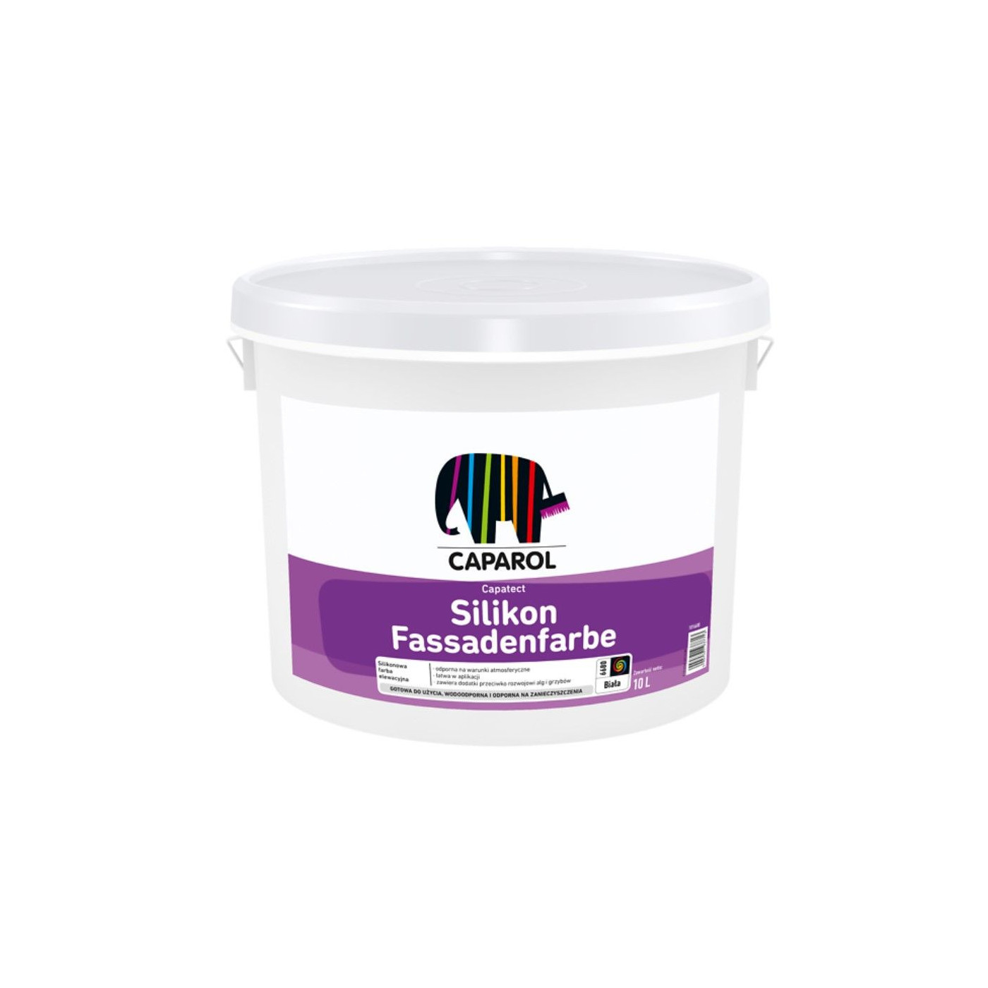 Farba Fasadowa Capatect Silikon Fassadenfarbe 10 L Baza 1 Caparol