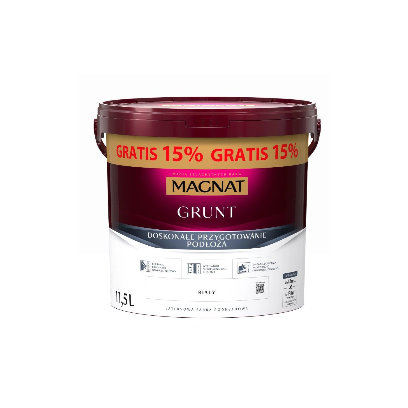 Grunt Pod Farby Ceramiczne i Lateksowe 11,5L Magnat