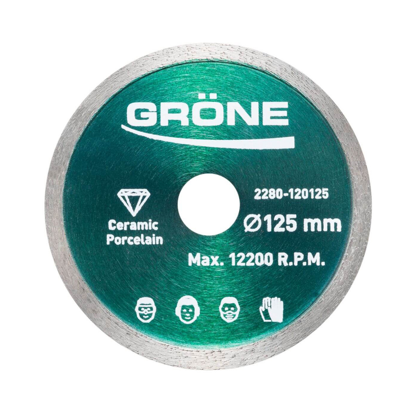 Tarcza Diamentowa Krawędź Ciągła 125x22,2mm 2280-120125 Grone