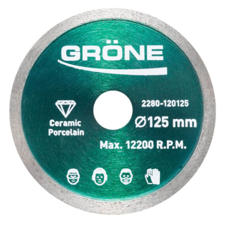 Tarcza Diamentowa Krawędź Ciągła 125x22,2mm 2280-120125 Grone