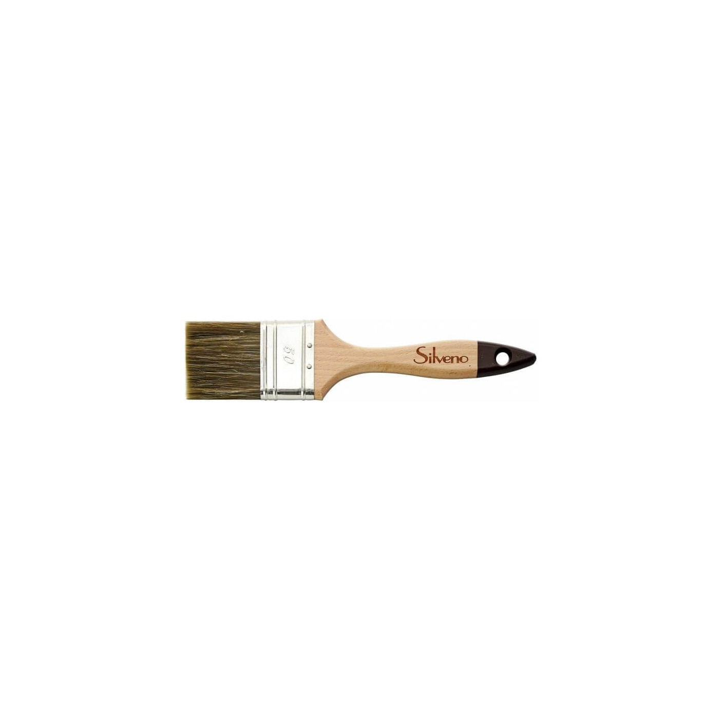 Pędzel Płaski Wood 40x14mm Silveno