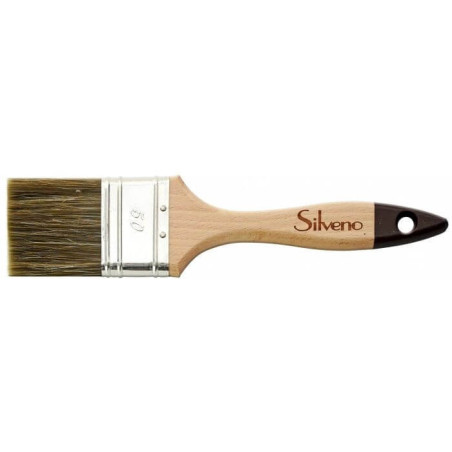 Pędzel Płaski Wood 70x14mm Silveno
