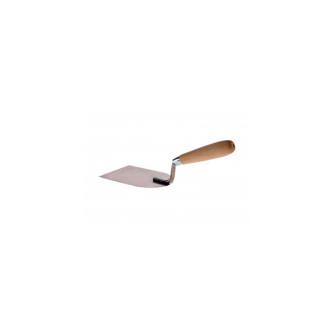 Nierdzewna Kielnia Do Płytek 80 mm Uchwyt Drewno Goldmurit